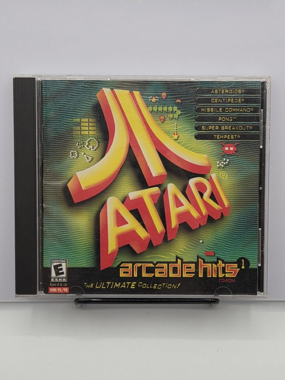 Retro 1999 Atari Arcade Hits Vol 1 PC Game Pong Centipede Tempest Asteroids Y2k